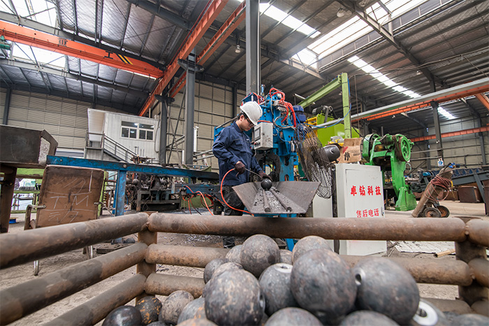 红桥网架配件-螺栓球加工车间